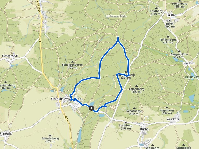 Dahlener Heide und Waldbad Schmannewitz Wanderung Komoot
